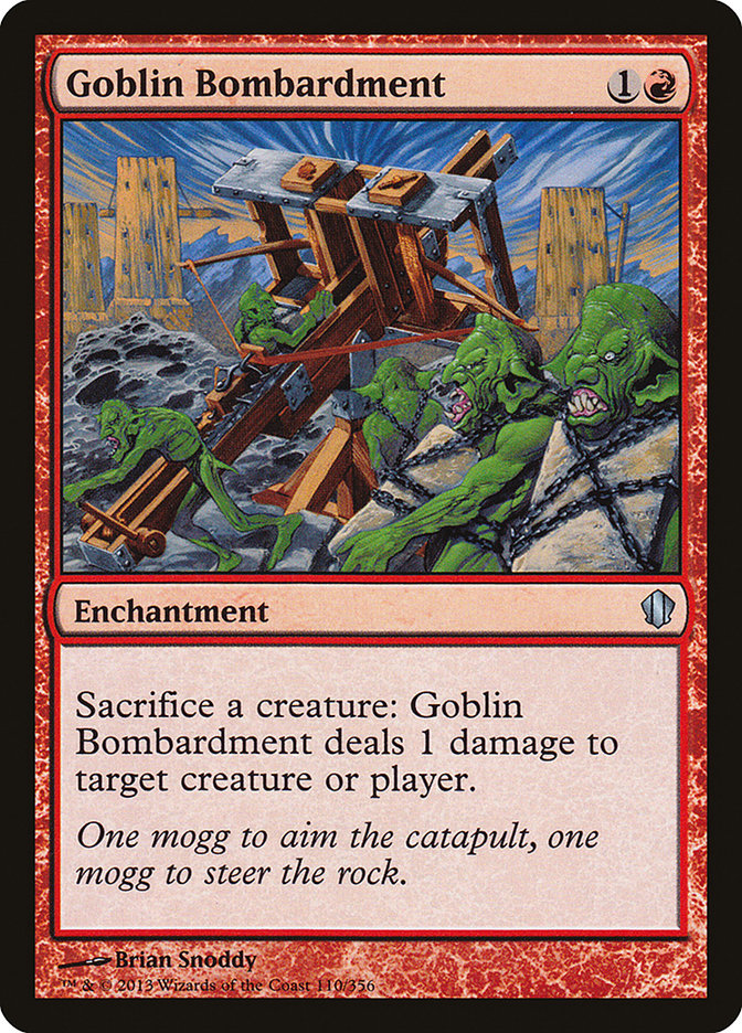 Goblin Bombardment [Commander 2013] | L.A. Mood Comics and Games