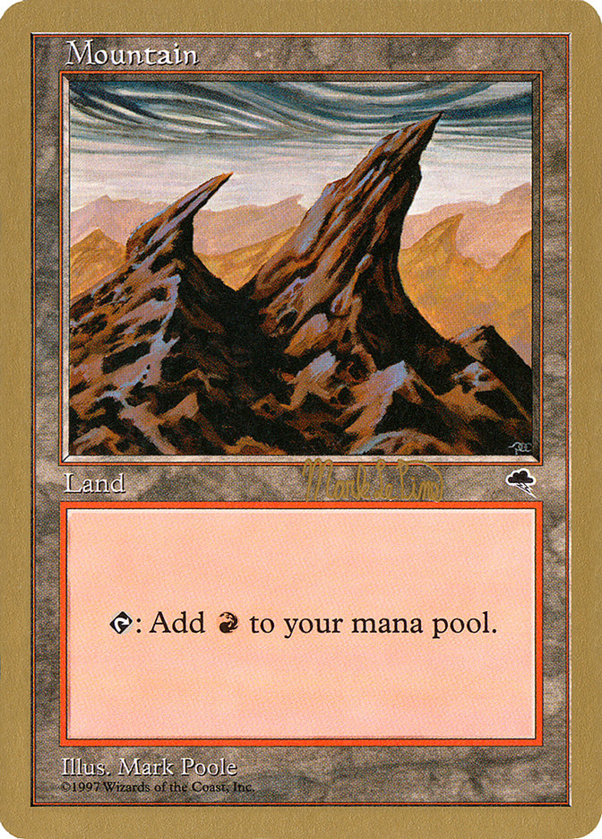 Mountain (mlp344) (Mark Le Pine) [World Championship Decks 1999] | L.A. Mood Comics and Games