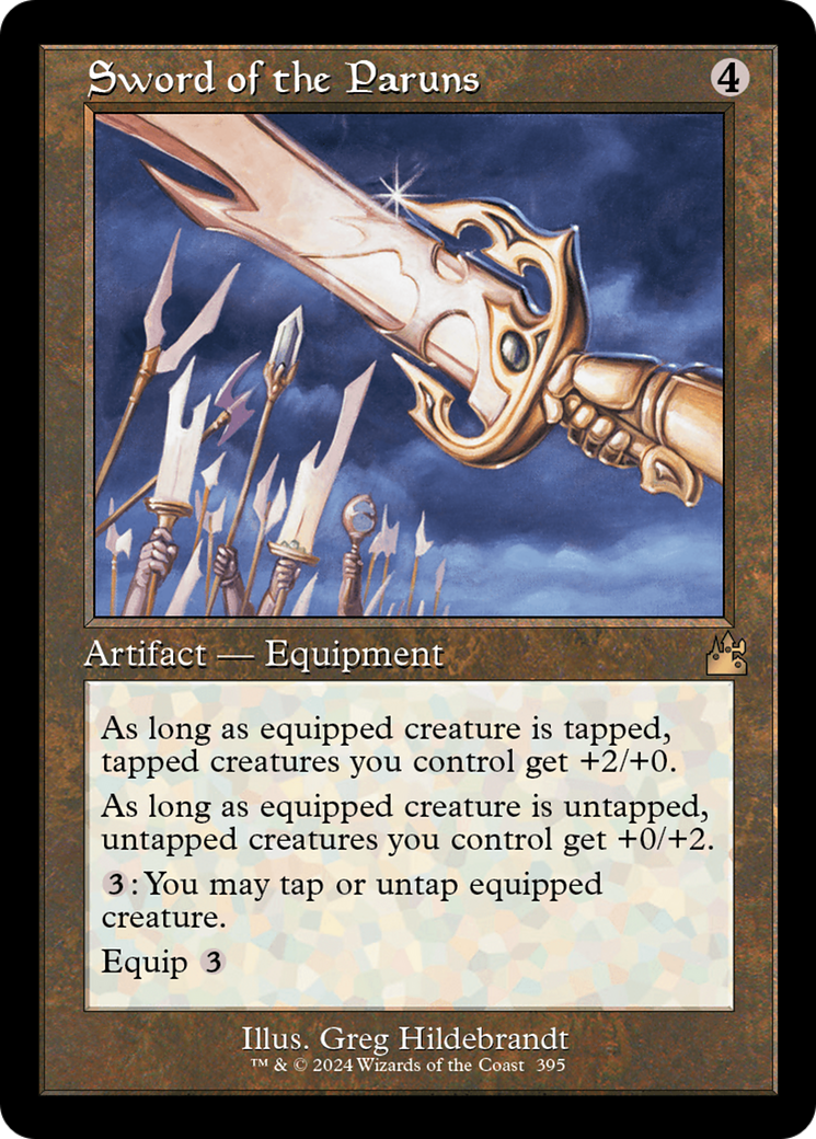 Sword of the Paruns (Retro Frame) [Ravnica Remastered] | L.A. Mood Comics and Games
