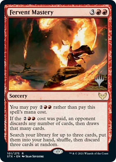 Fervent Mastery (Promo Pack) [Strixhaven: School of Mages Promos] | L.A. Mood Comics and Games