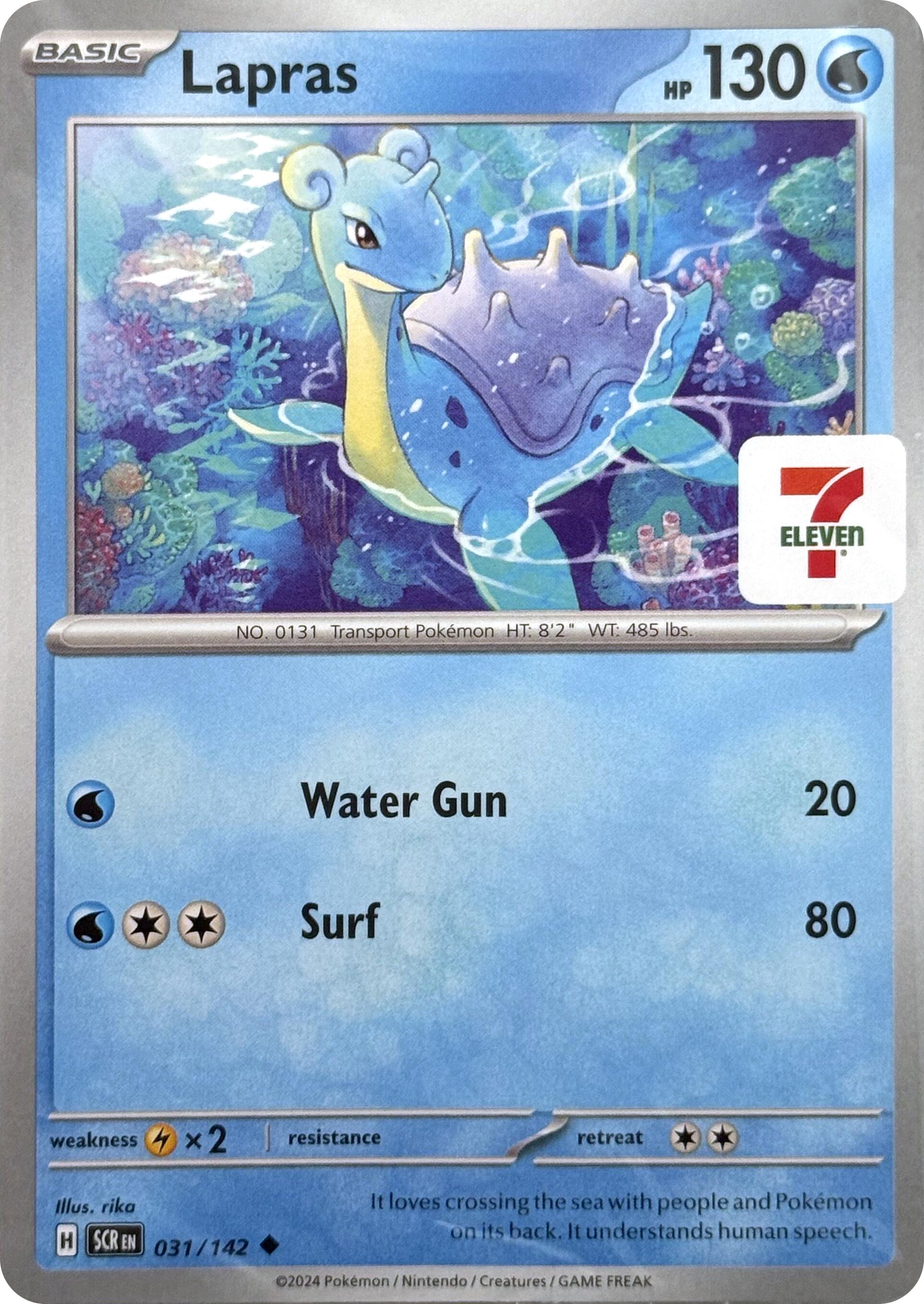 Lapras (031/142) (7-Eleven Promo) [Miscellaneous Cards] | L.A. Mood Comics and Games