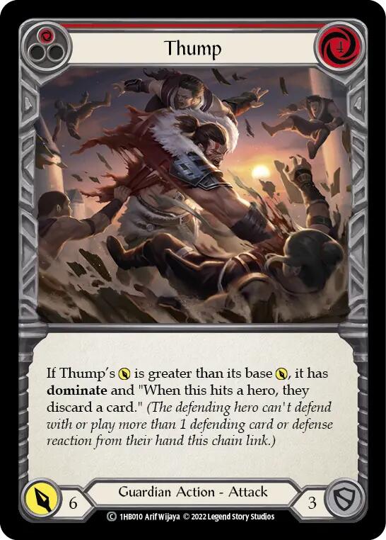 Thump (Red) [1HB010] (History Pack 1 Bravo Blitz Deck) | L.A. Mood Comics and Games