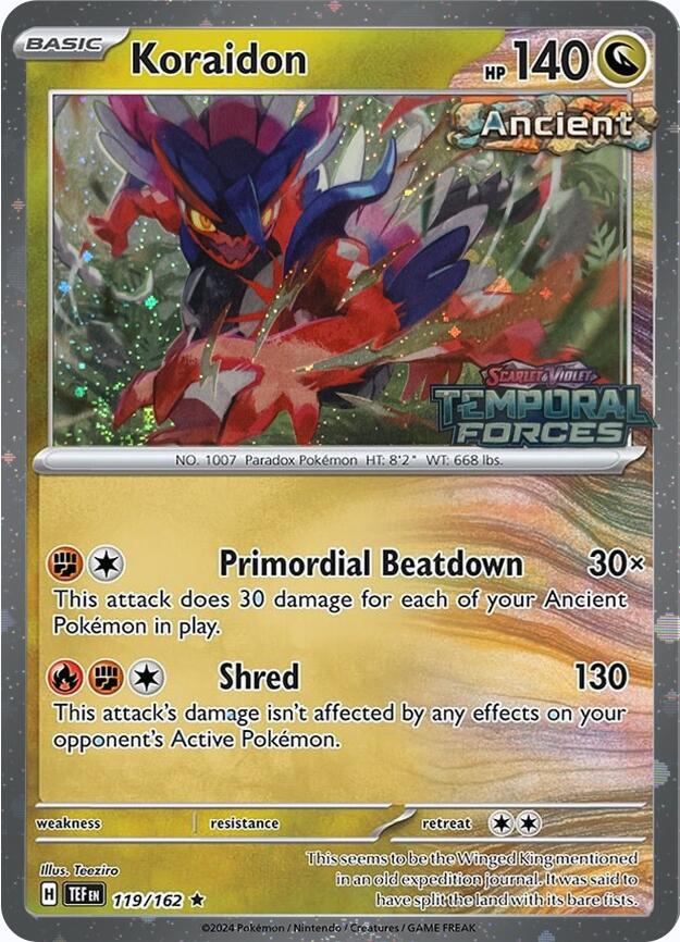 Koraidon (119/162) (European Promo) [Miscellaneous Cards] | L.A. Mood Comics and Games