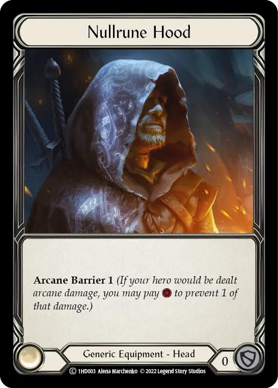 Nullrune Hood [1HD003] (History Pack 1 Dash Blitz Deck) | L.A. Mood Comics and Games