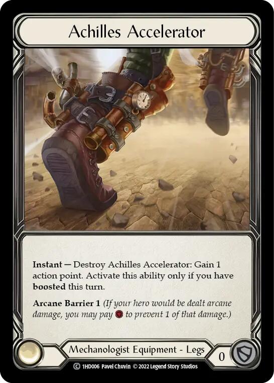 Achilles Accelerator [1HD006] (History Pack 1 Dash Blitz Deck) | L.A. Mood Comics and Games