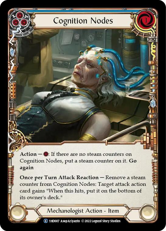 Cognition Nodes (Blue) [1HD007] (History Pack 1 Dash Blitz Deck) | L.A. Mood Comics and Games