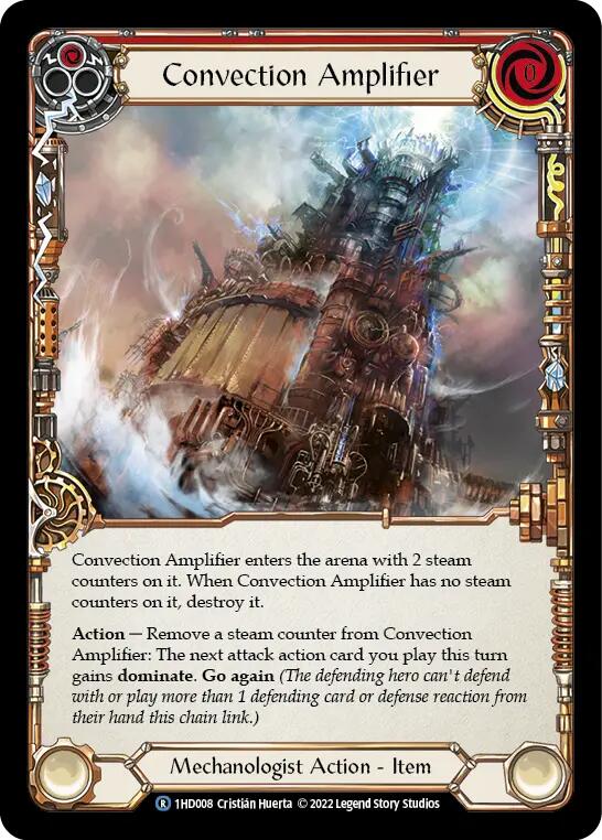 Convection Amplifier (Red) [1HD008] (History Pack 1 Dash Blitz Deck) | L.A. Mood Comics and Games