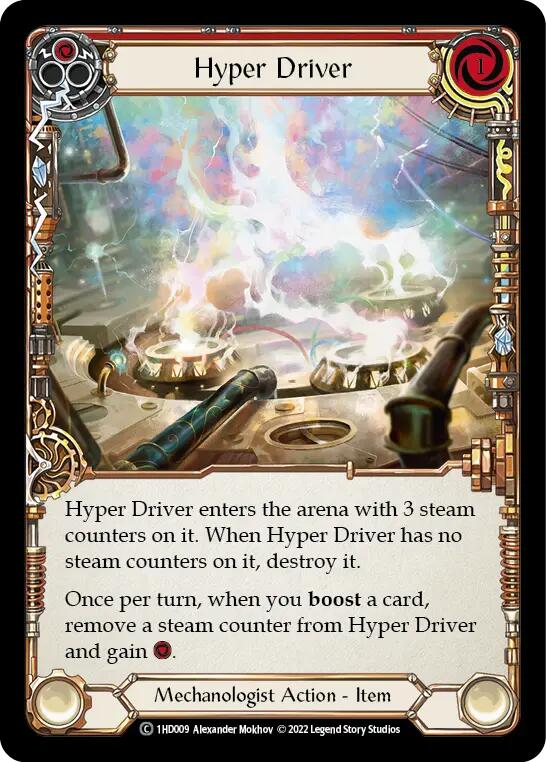 Hyper Driver (Red) [1HD009] (History Pack 1 Dash Blitz Deck) | L.A. Mood Comics and Games