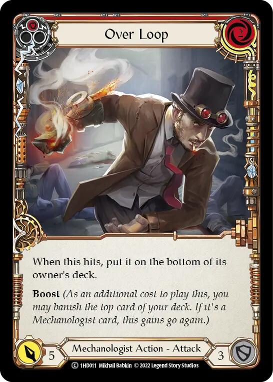 Over Loop (Red) [1HD011] (History Pack 1 Dash Blitz Deck) | L.A. Mood Comics and Games