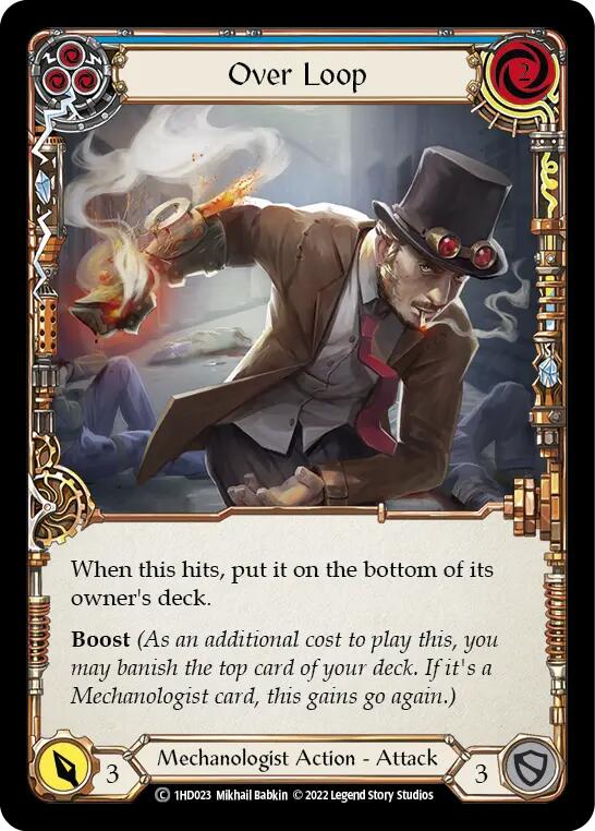 Over Loop (Blue) [1HD023] (History Pack 1 Dash Blitz Deck) | L.A. Mood Comics and Games