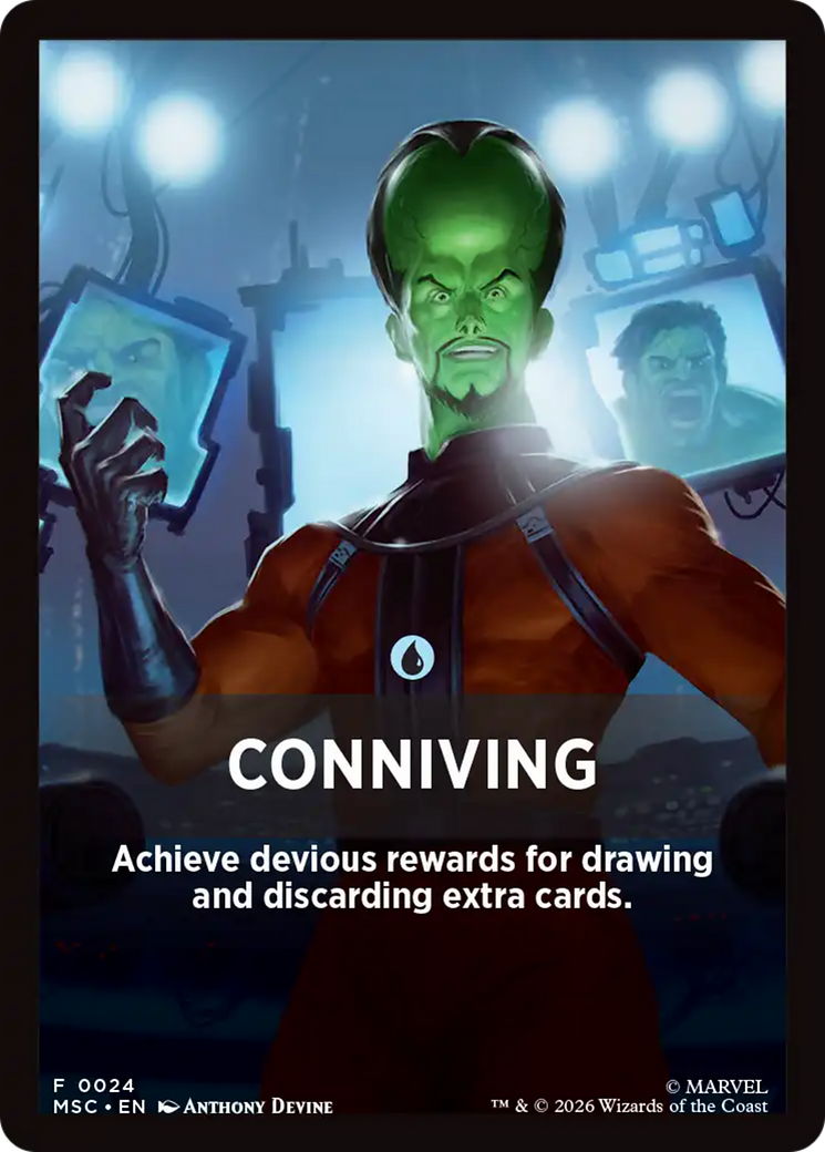 Conniving Theme Card [Marvel Super Heroes Commander] | L.A. Mood Comics and Games