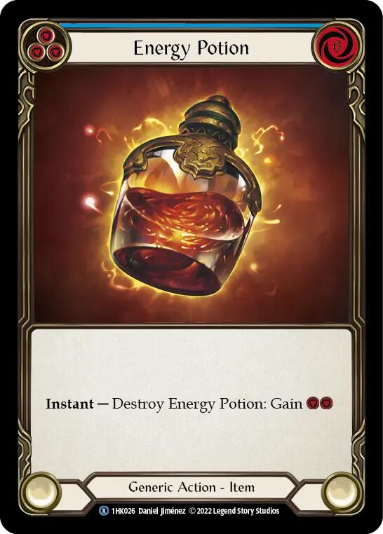 Energy Potion (Blue) [1HK026] (Historic Pack 1 Blitz Deck: Kano) | L.A. Mood Comics and Games