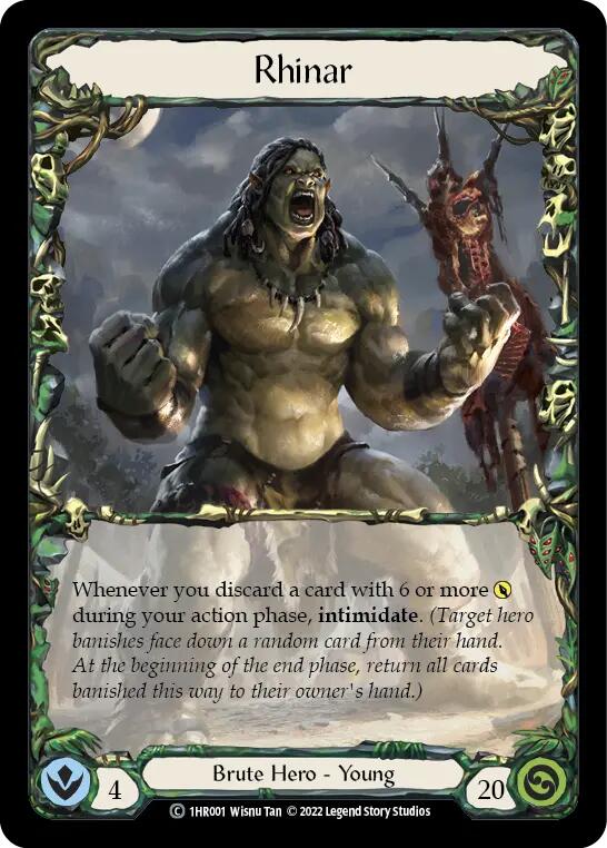 Rhinar [1HR001] (Historic Pack 1 Blitz Deck Rhinar) | L.A. Mood Comics and Games