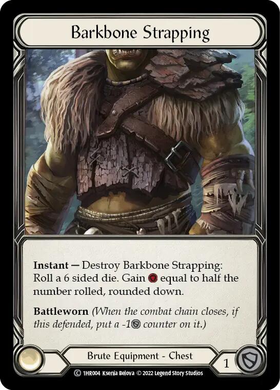 Barkbone Strapping [1HR004] (Historic Pack 1 Blitz Deck Rhinar) | L.A. Mood Comics and Games