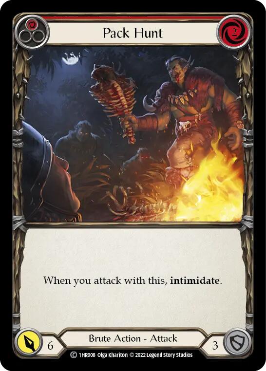 Pack Hunt (Red) [1HR008] (Historic Pack 1 Blitz Deck Rhinar) | L.A. Mood Comics and Games