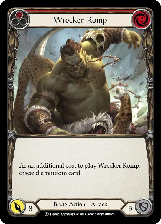 Wrecker Romp (Red) [1HR014] (Historic Pack 1 Blitz Deck Rhinar) | L.A. Mood Comics and Games