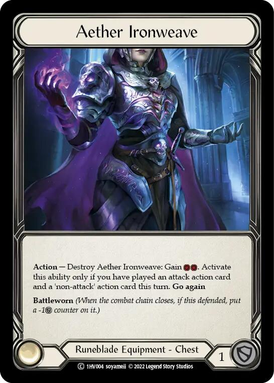Aether Ironweave [1HV004] (Historic Pack 1 Blitz Deck Viserai) | L.A. Mood Comics and Games