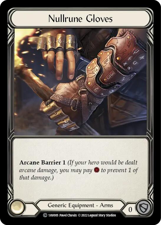 Nullrune Gloves [1HV005] (Historic Pack 1 Blitz Deck Viserai) | L.A. Mood Comics and Games