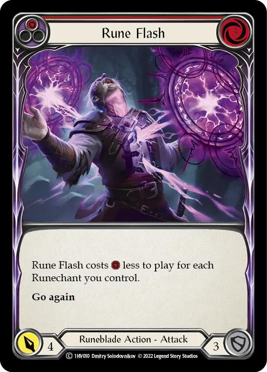 Rune Flash (Red) [1HV010] (Historic Pack 1 Blitz Deck Viserai) | L.A. Mood Comics and Games