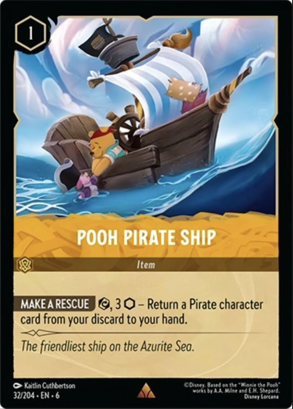 Pooh Pirate Ship (32/204) [Azurite Sea] | L.A. Mood Comics and Games