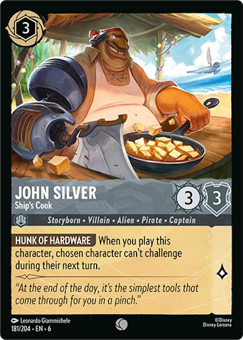 John Silver - Ship's Cook (181/204) [Azurite Sea] | L.A. Mood Comics and Games
