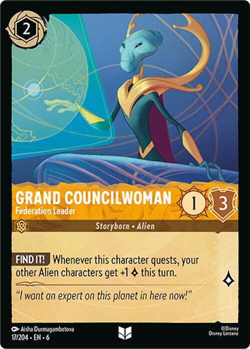 Grand Councilwoman - Federation Leader (17/204) [Azurite Sea] | L.A. Mood Comics and Games