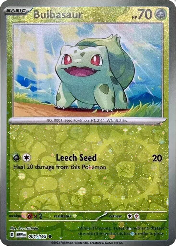 Bulbasaur (001/165) (Cosmos Holo) (Costco Exclusive) [Miscellaneous Cards] | L.A. Mood Comics and Games