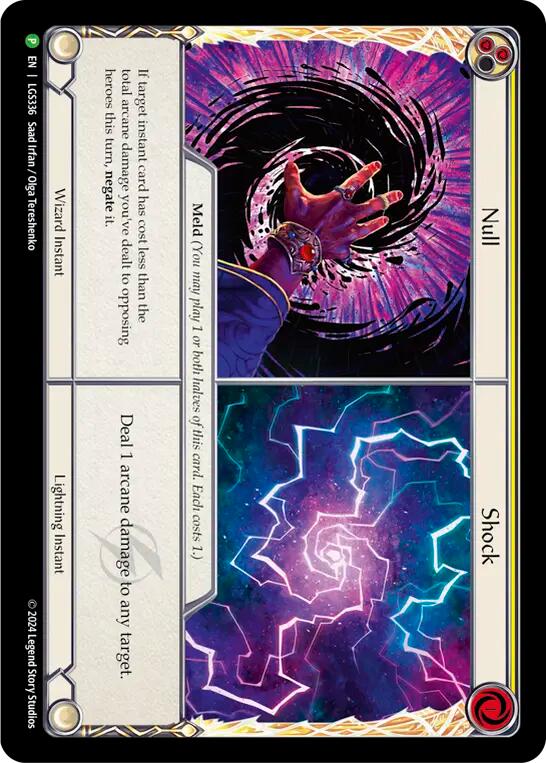 Null // Shock [LGS336] (Promo)  Cold Foil | L.A. Mood Comics and Games