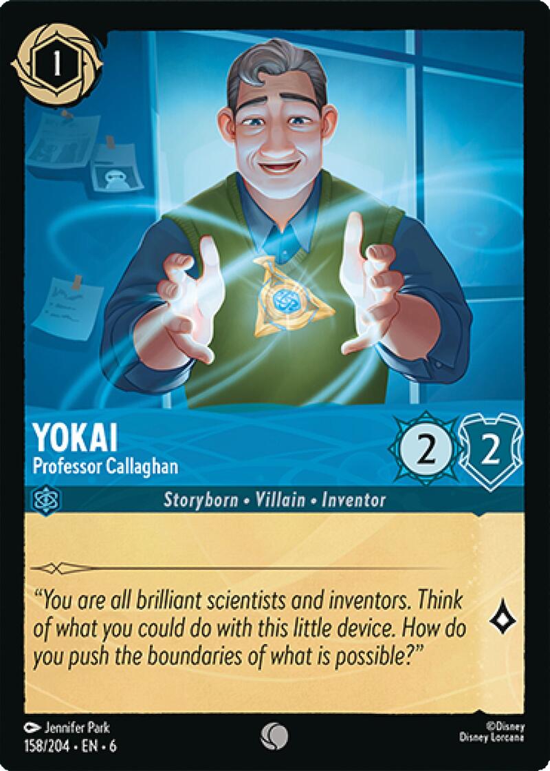 Yokai - Professor Callaghan (158/204) [Azurite Sea] | L.A. Mood Comics and Games