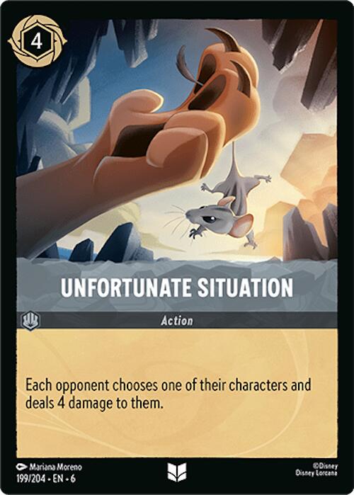 Unfortunate Situation (199/204) [Azurite Sea] | L.A. Mood Comics and Games