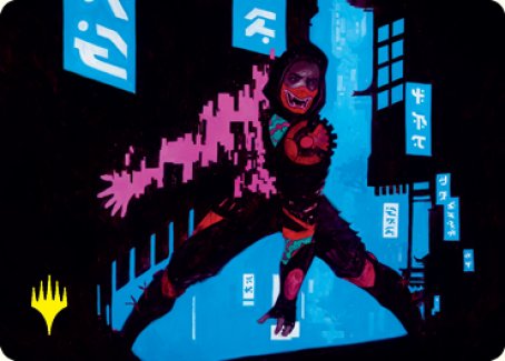 Return to Action Art Card (Gold-Stamped Signature) [Kamigawa: Neon Dynasty Art Series] | L.A. Mood Comics and Games