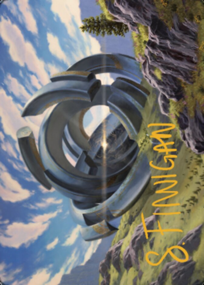 Thran Portal Art Card (Gold-Stamped Signature) [Dominaria United Art Series] | L.A. Mood Comics and Games