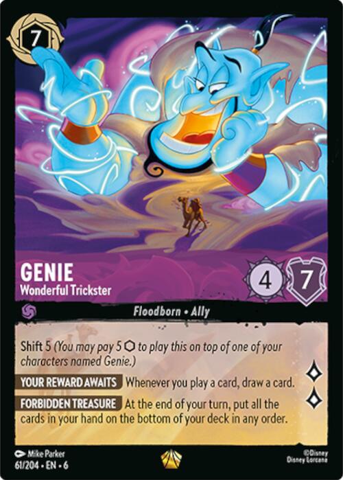 Genie - Wonderful Trickster (61/204) [Azurite Sea] | L.A. Mood Comics and Games