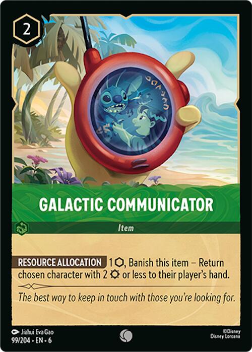 Galactic Communicator (99/204) [Azurite Sea] | L.A. Mood Comics and Games