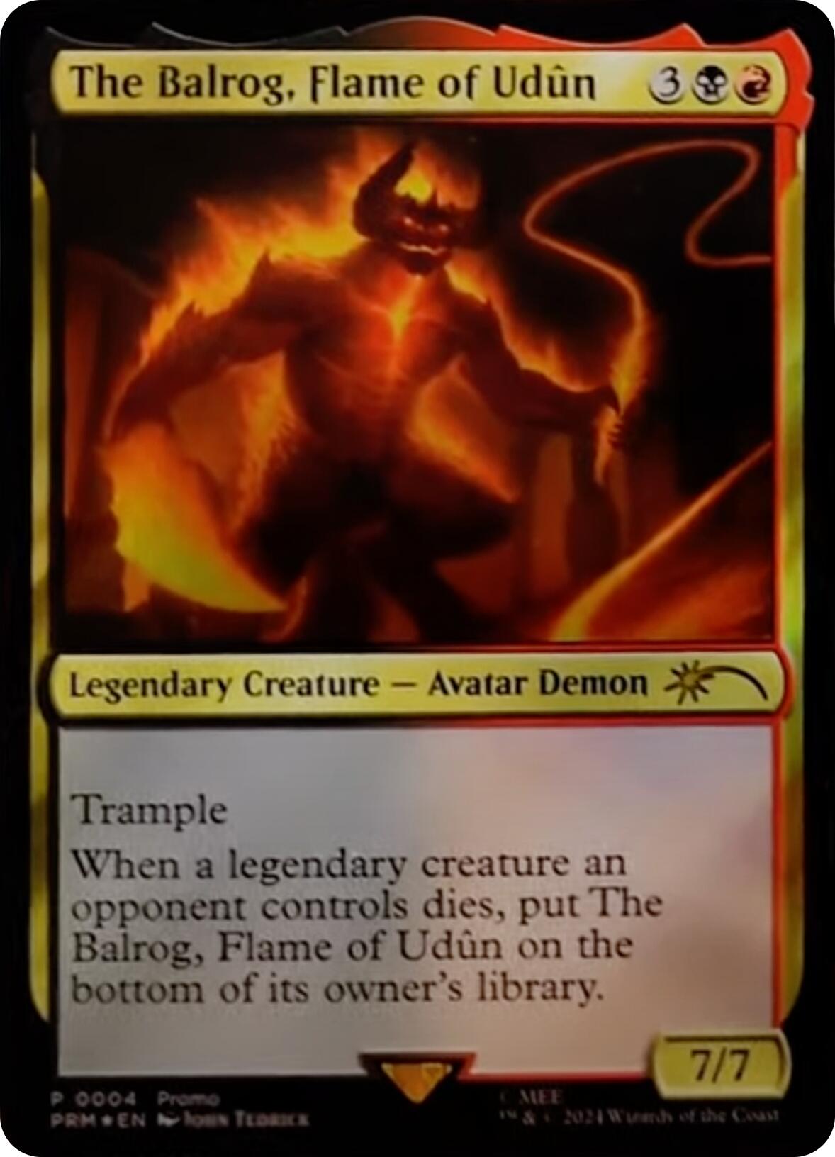The Balrog, Flame of Udun [Resale Promos] | L.A. Mood Comics and Games