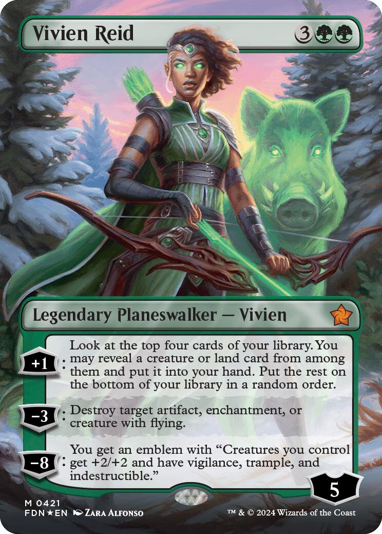 Vivien Reid (Borderless) (Mana Foil) [Foundations] | L.A. Mood Comics and Games