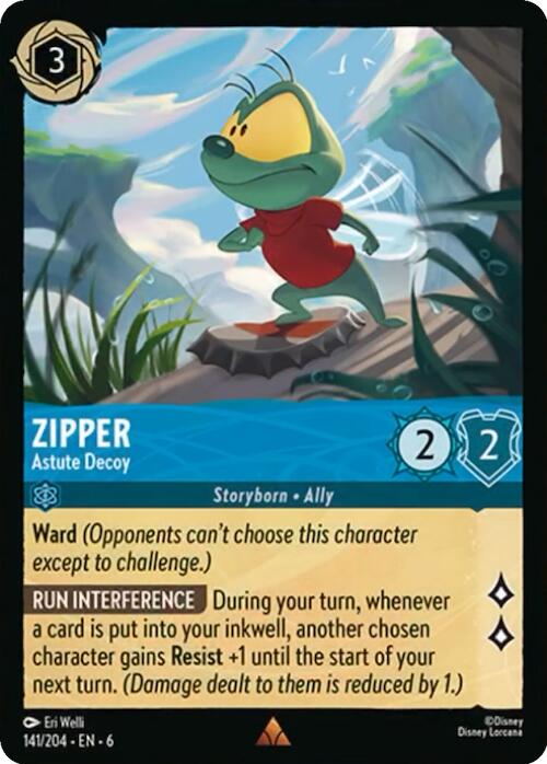 Zipper - Astute Decoy (141/204) [Azurite Sea] | L.A. Mood Comics and Games