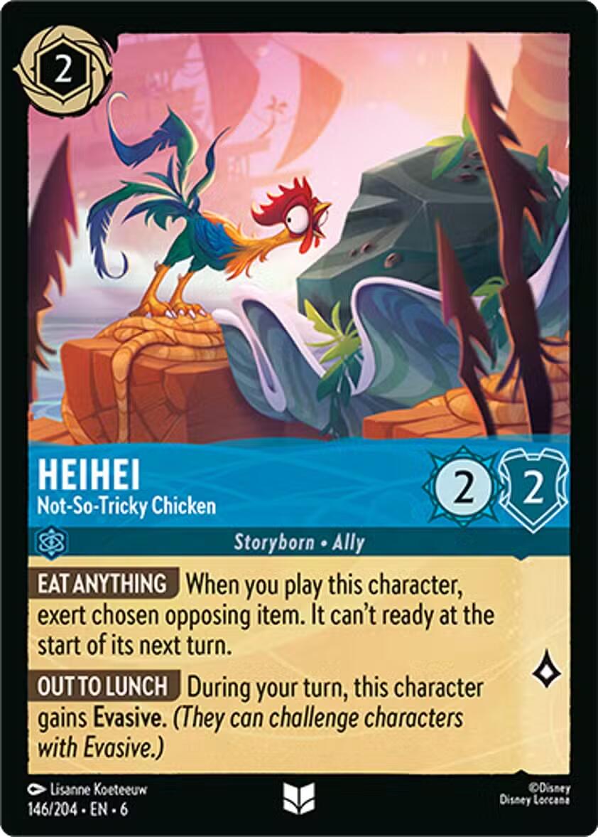 HeiHei - Not-So-Tricky Chicken (146/204) [Azurite Sea] | L.A. Mood Comics and Games