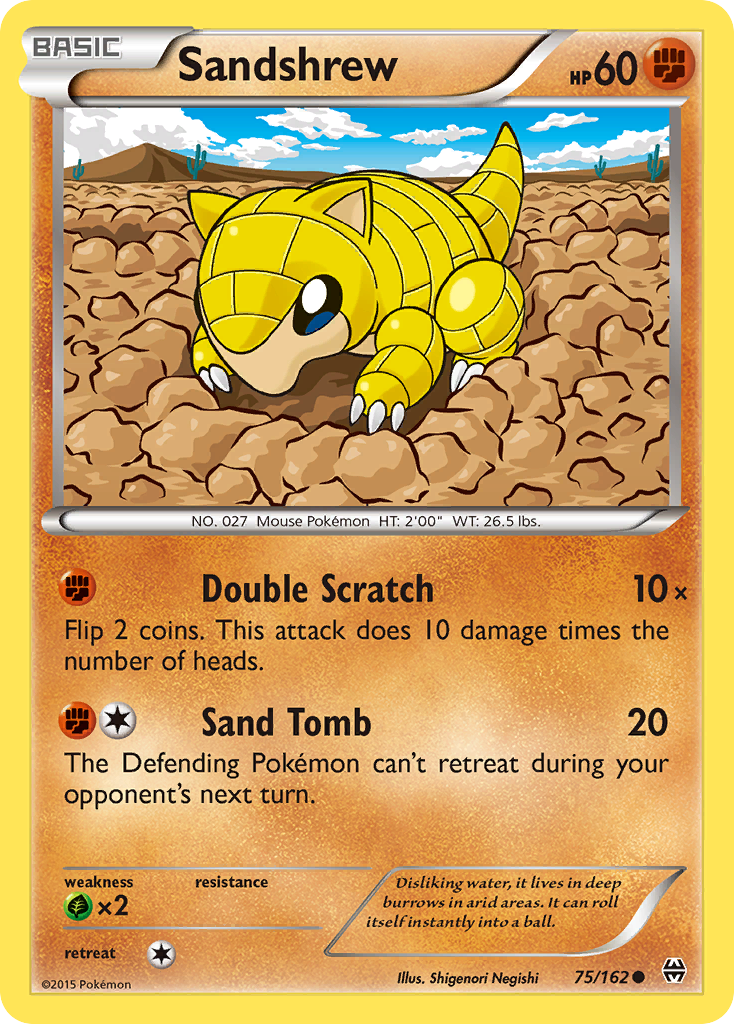 Sandshrew (75/162) [XY: BREAKthrough] | L.A. Mood Comics and Games