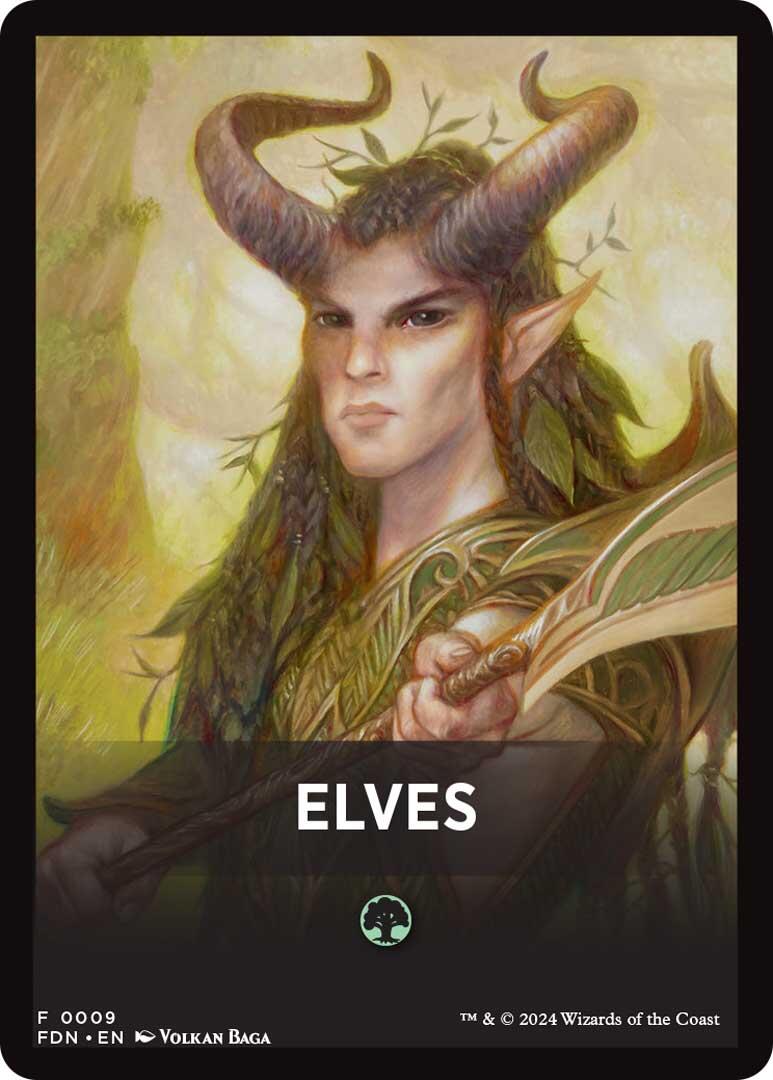Elves Theme Card [Foundations Tokens] | L.A. Mood Comics and Games