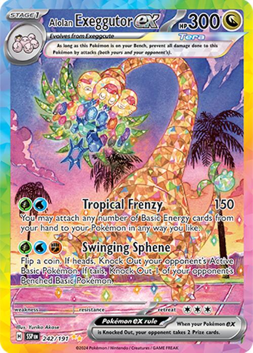 Alolan Exeggutor ex (242/191) [Scarlet & Violet: Surging Sparks] | L.A. Mood Comics and Games