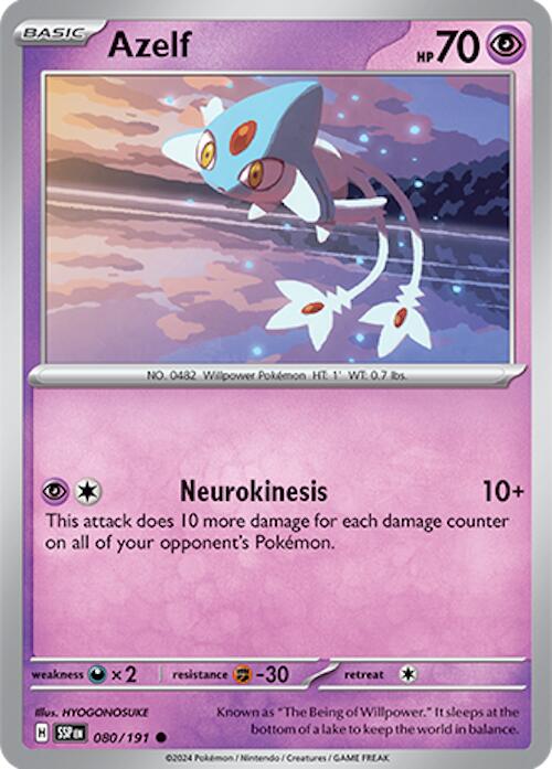 Azelf (080/191) [Scarlet & Violet: Surging Sparks] | L.A. Mood Comics and Games
