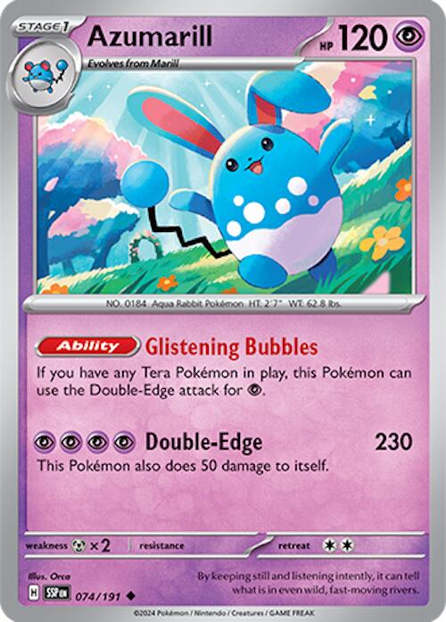 Azumarill (074/191) [Scarlet & Violet: Surging Sparks] | L.A. Mood Comics and Games
