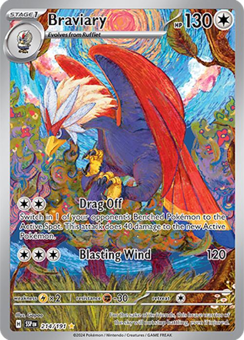 Braviary (214/191) [Scarlet & Violet: Surging Sparks] | L.A. Mood Comics and Games
