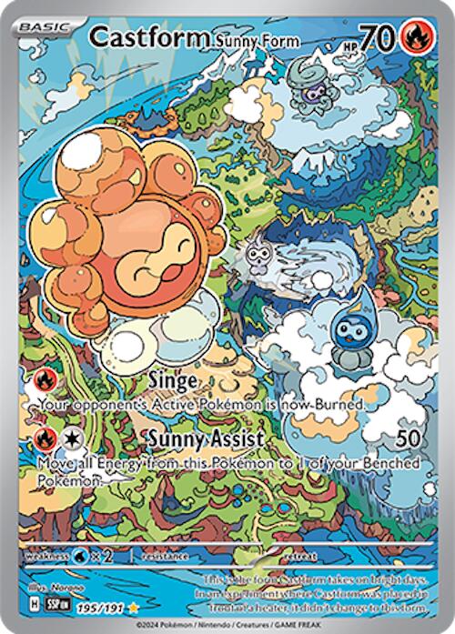 Castform Sunny Form (195/191) [Scarlet & Violet: Surging Sparks] | L.A. Mood Comics and Games