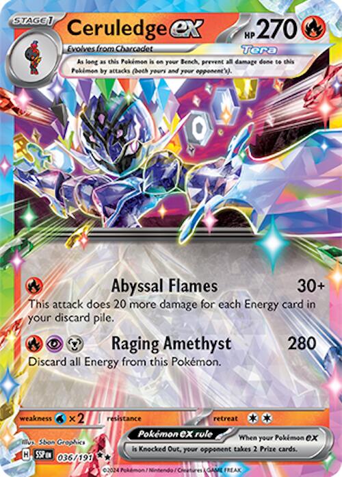 Ceruledge ex (036/191) [Scarlet & Violet: Surging Sparks] | L.A. Mood Comics and Games
