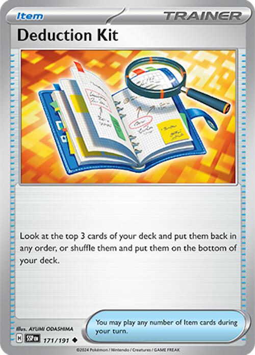 Deduction Kit (171/191) [Scarlet & Violet: Surging Sparks] | L.A. Mood Comics and Games