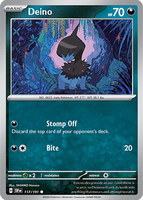 Deino (117/191) [Scarlet & Violet: Surging Sparks] | L.A. Mood Comics and Games