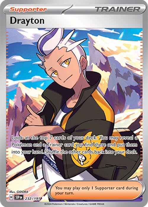 Drayton (232/191) [Scarlet & Violet: Surging Sparks] | L.A. Mood Comics and Games