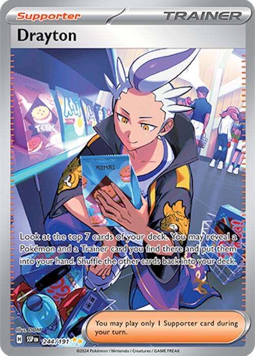 Drayton (244/191) [Scarlet & Violet: Surging Sparks] | L.A. Mood Comics and Games